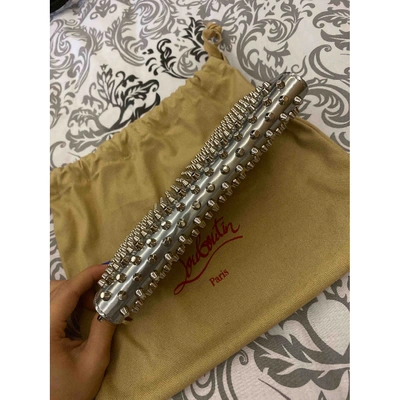 Pre-owned Christian Louboutin Gold Patent Leather Wallets