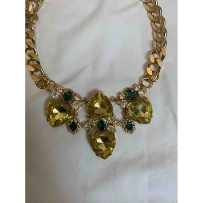 Pre-owned Anton Heunis Crystal Necklace In Multicolour