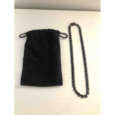 Pre-owned Eddie Borgo Necklace In Black