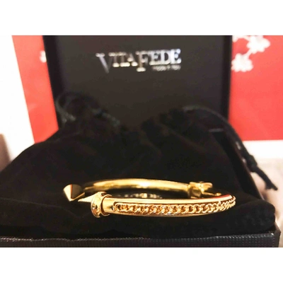 Pre-owned Vita Fede Gold Metal Bracelet