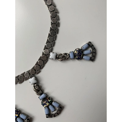 Pre-owned Dannijo Necklace In Blue