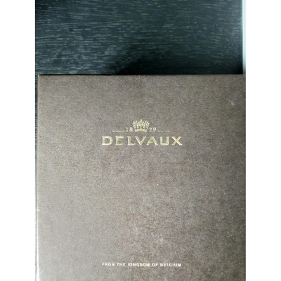 Pre-owned Delvaux Leather Bracelet In Black