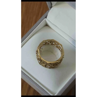 Pre-owned Dior Gold Yellow Gold Ring