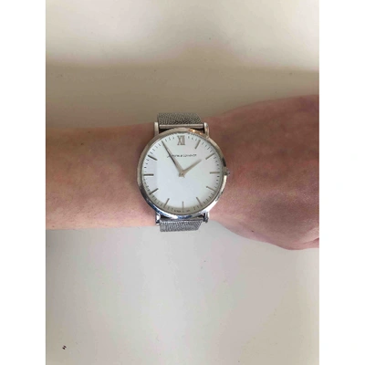 Pre-owned Larsson & Jennings Watch In Silver