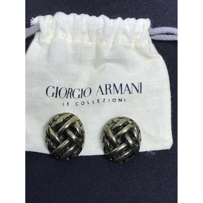 Pre-owned Giorgio Armani Earrings In Other