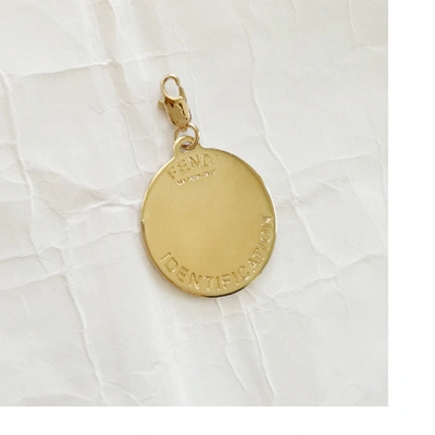 Pre-owned Fendi Pendant In Gold
