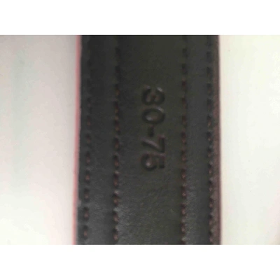 LOEWE Pre-owned Leather Belt In Green