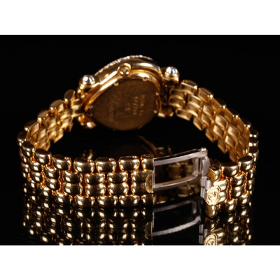 Pre-owned Chopard Happy Diamonds Gold Yellow Gold Watch