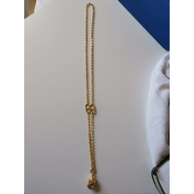 Pre-owned Rebecca Gold Steel Necklace