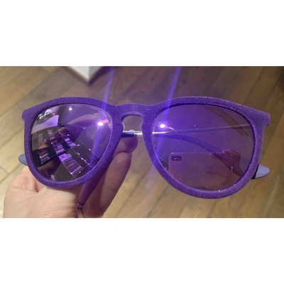 Pre-owned Ray Ban Purple Sunglasses