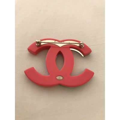 Pre-owned Chanel Pink Pins & Brooches