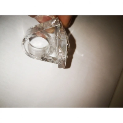 Pre-owned Dior White Ring
