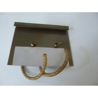 Pre-owned Tateossian Silver Earrings In Gold