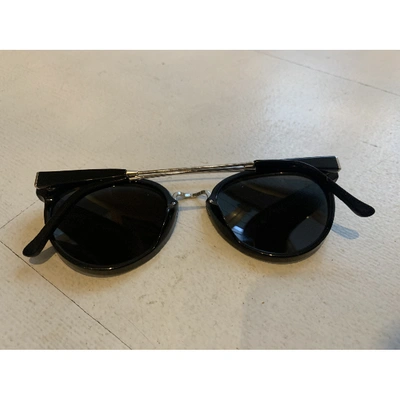 Pre-owned Retrosuperfuture Black Metal Sunglasses