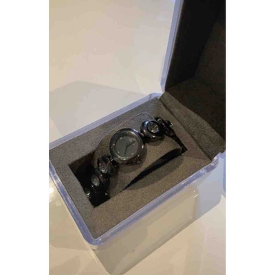 Pre-owned Dkny Watch In Anthracite