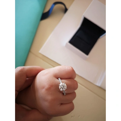 Pre-owned De Beers Platinum Ring