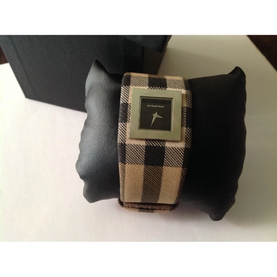 Pre-owned Burberry Steel Watch