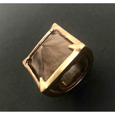 Pre-owned Bcbg Max Azria Ring In Brown