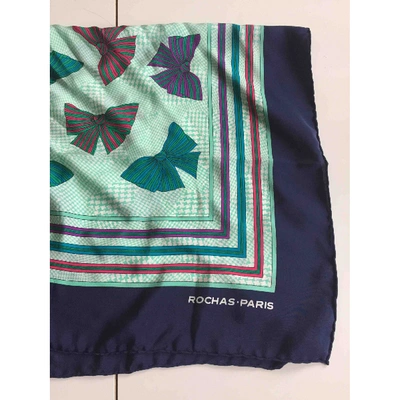 Pre-owned Rochas Silk Handkerchief In Multicolour