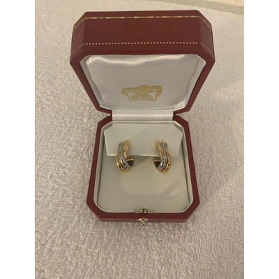 Pre-owned Cartier Trinity Yellow Gold Earrings
