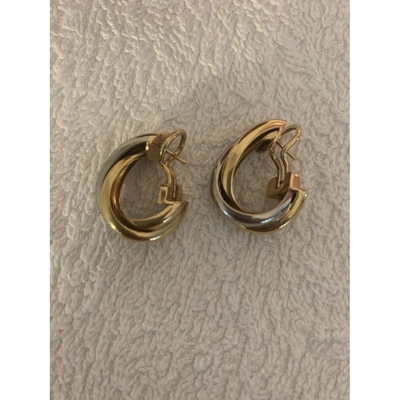 Pre-owned Cartier Trinity Yellow Gold Earrings