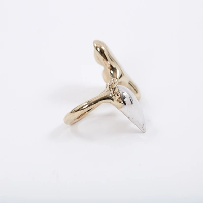 Pre-owned Dior Gold Metal Ring