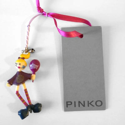Pre-owned Pinko Pendant In Multicolour