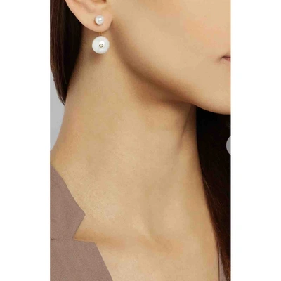 Pre-owned Delfina Delettrez Pearls Earrings In White