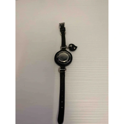 Pre-owned Prada Black Steel Watch