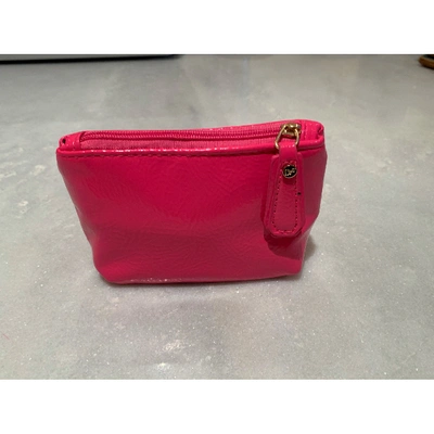 Pre-owned Diane Von Furstenberg Patent Leather Purse In Pink