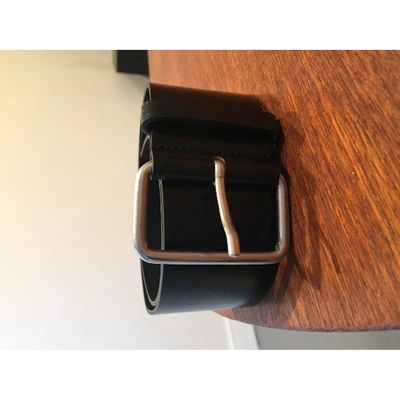 Pre-owned Gerard Darel Patent Leather Belt In Black