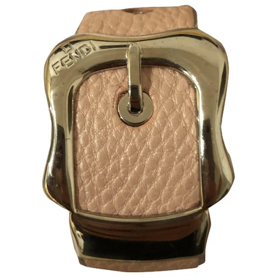 Pre-owned Fendi Pink Metal Bracelet