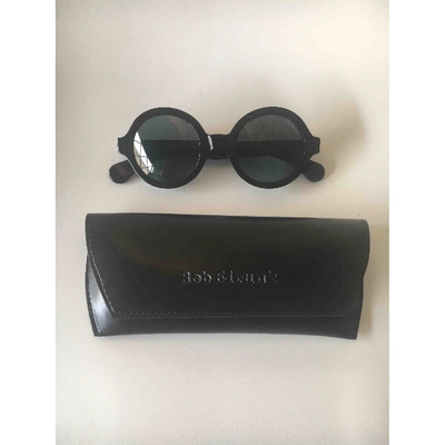 Pre-owned Bob Sdrunk Black Sunglasses