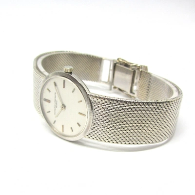 Pre-owned Vacheron Constantin Vintage White Gold Watch In Other