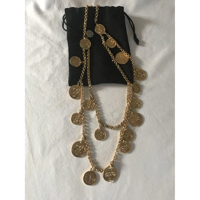 Pre-owned Ben-amun Long Necklace In Gold