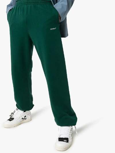 Shop Off-white Caravaggio Jogginghose In Green