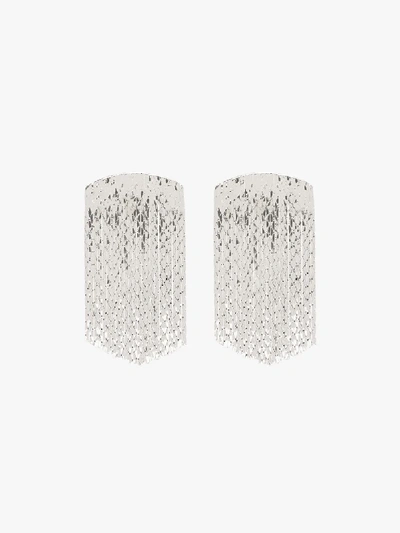 Shop Anissa Kermiche Silver-plated Fil Drop Earrings In D'argent