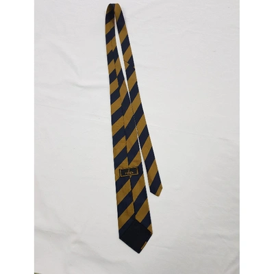 Pre-owned Fendi Silk Tie In Multicolour