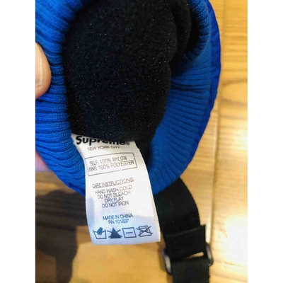 Pre-owned Supreme Gloves In Blue