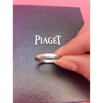 Pre-owned Piaget White Gold Jewellery In Grey