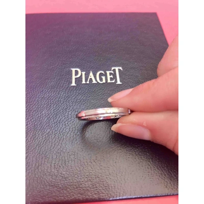 Pre-owned Piaget White Gold Jewellery In Grey