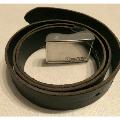 Pre-owned Dondup Leather Belt In Brown