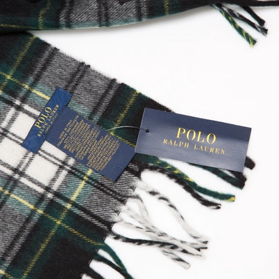 Pre-owned Polo Ralph Lauren Black Cashmere Scarf & Pocket Squares