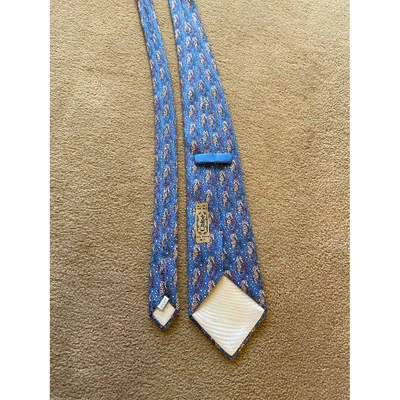 Pre-owned Chloé Blue Silk Ties