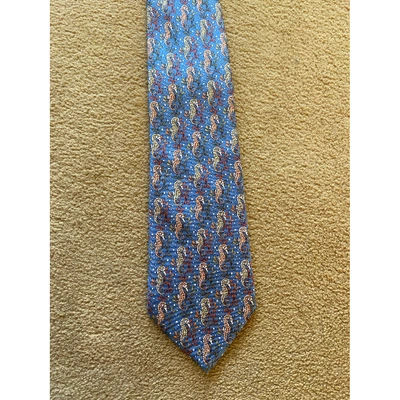 Pre-owned Chloé Blue Silk Ties