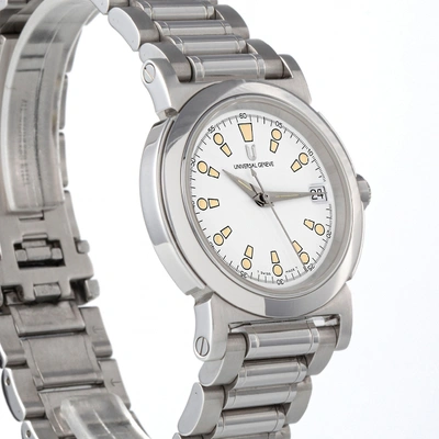 Pre-owned Universal Geneve Watch In White