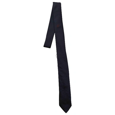 Pre-owned Dior Silk Tie In Navy