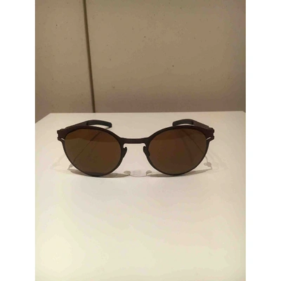 Pre-owned Mykita Brown Metal Sunglasses