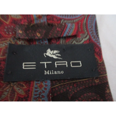 Pre-owned Etro Multicolour Silk Ties