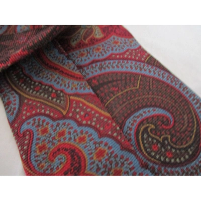 Pre-owned Etro Multicolour Silk Ties